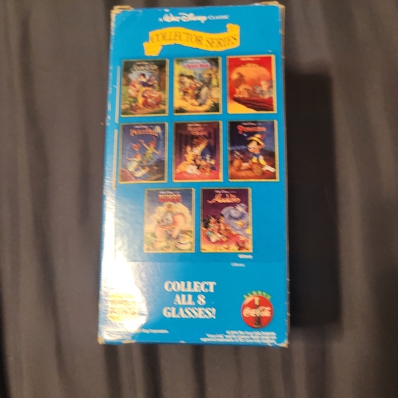 Disney Collector Series Peter Pan Plastic Glass Burger King Coca Cola 1994 Coke - Picture 7 of 7